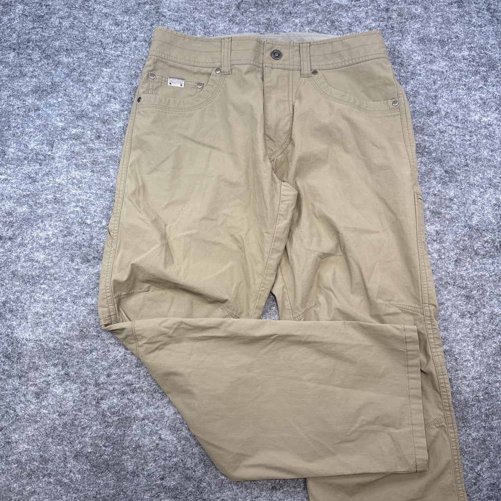 Kuhl Revolvr pants men's 31x30 vintage patina dye stretch nylon hike gorpcore